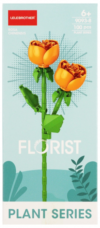 Stavebné kocky Kvety 5