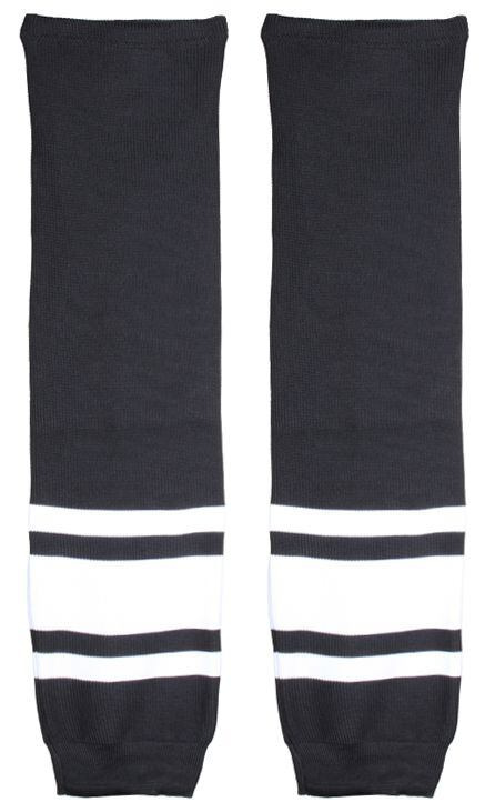 Motor hokejové štucne senior čierna-biela