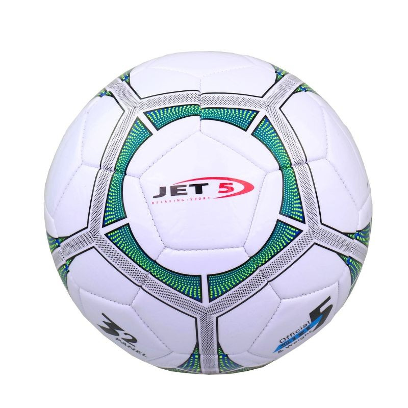 Futbalová lopta - zelená, veľkosť 5