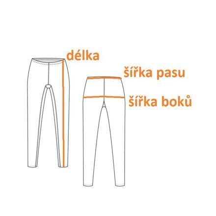 Yoga Color športové legíny ružová 5