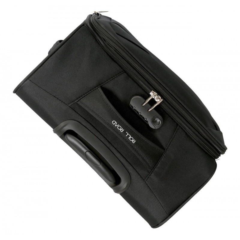JOUMMA BAGS Sada textilných kufrov ROLL ROAD ROYCE Black / Čierna, 55-66-76cm, 5019421 5