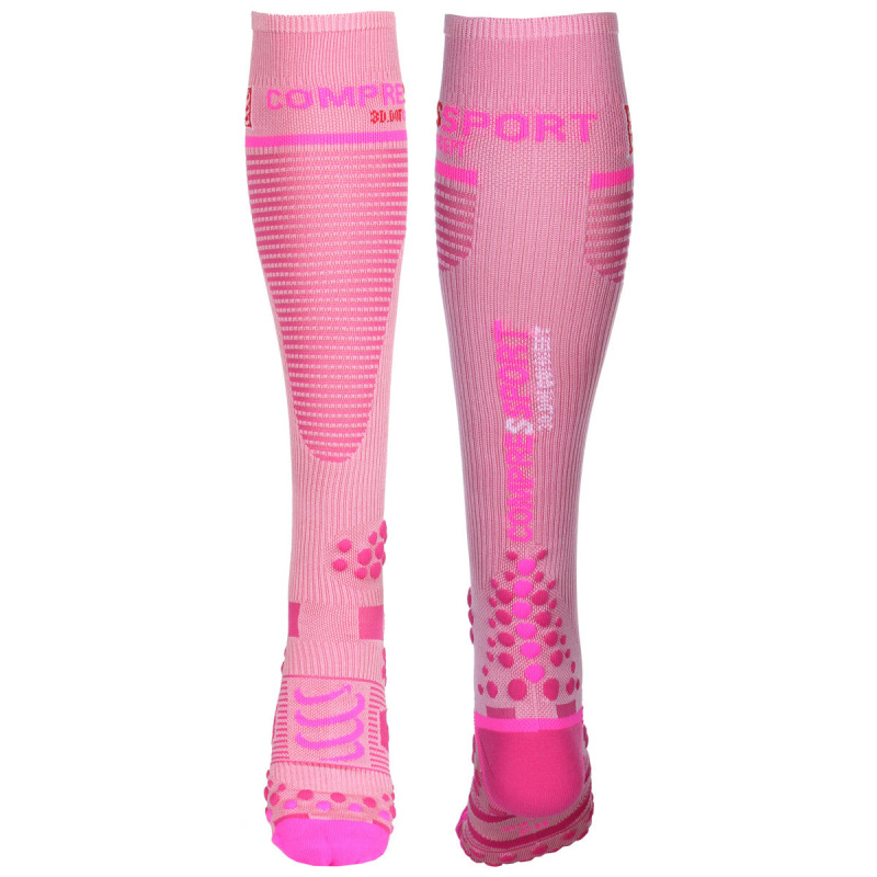 Full Socks V2.1 kompresné podkolienky ružová 1