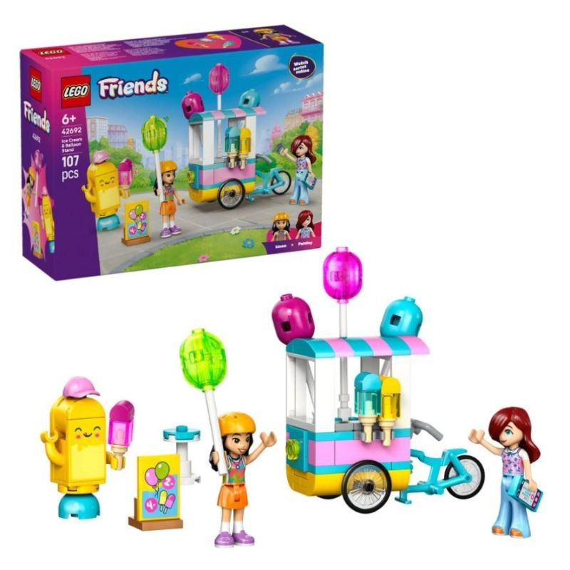 LEGO Friends Stánok so zmrzlinou a balónmi