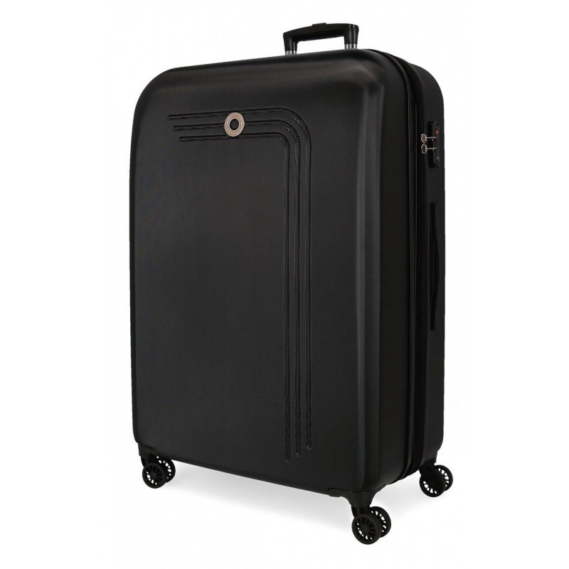 ABS Cestovný kufor MOVOM Riga Black, 70x49x27cm, 72L, 5999261 (medium exp.)
