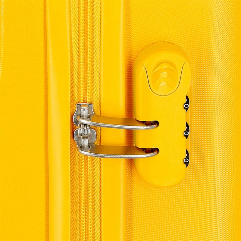 Detský cestovný kufor na kolieskach / odrážadlo MICKEY MOUSE 3D Ochre, 2929822 5