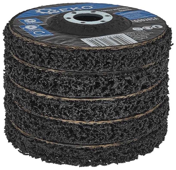Brúsny kotúč na odstraňovanie farby z dreva a železa, čierny, 125 x 22 mm, GEKO 2
