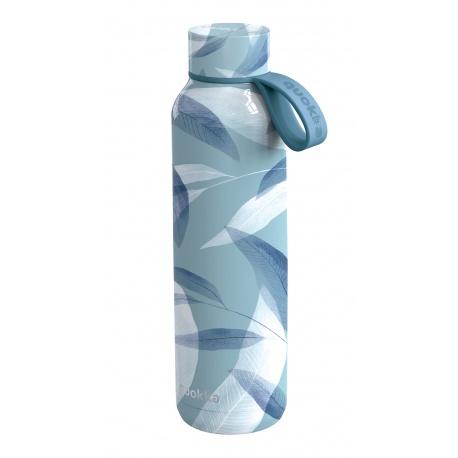 QUOKKA Nerezová fľaša / termoska s pútkom BLUE WIND, 630ml, 40172