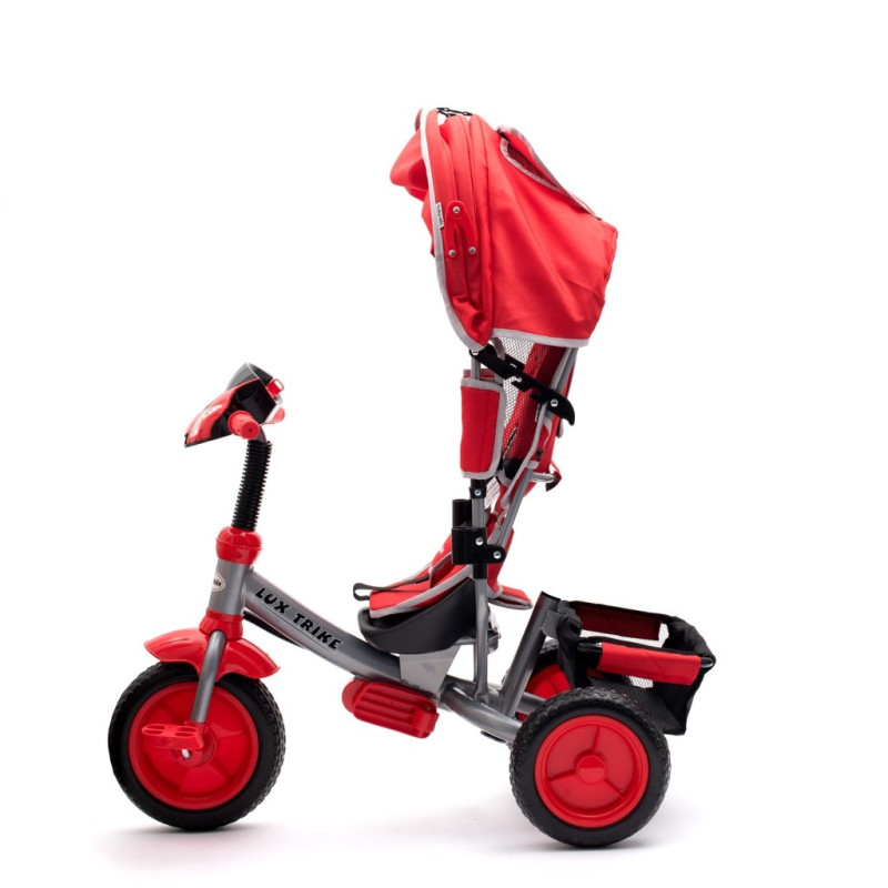 Detská trojkolka so svetlami Baby Mix Lux Trike červená 5