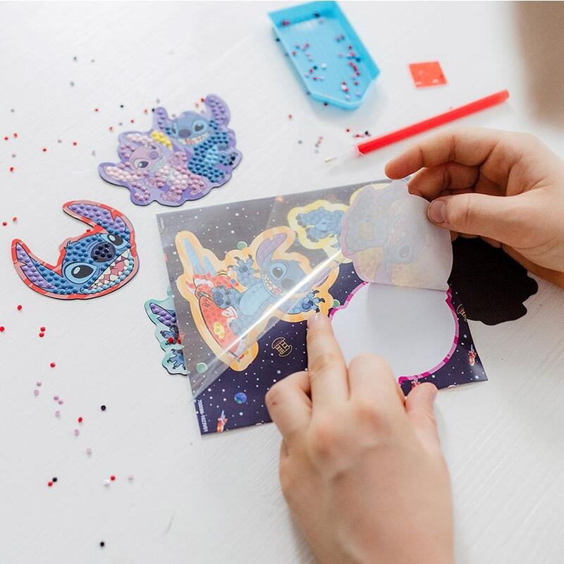 Stitch Diamantové maľovanie magnetky 4
