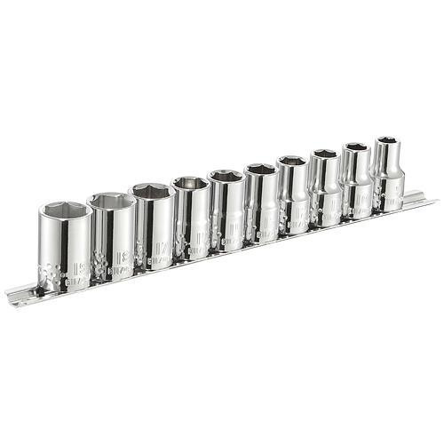 Sada hlavíc Expert® E034837, 10 dielna, 1/2"