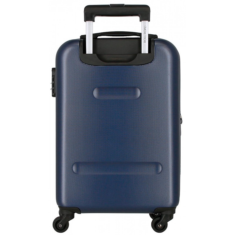 ROLL ROAD Flex Navy Blue, ABS Cestovný kufor, 55x38x20cm, 35L, 5848662 (small exp.) 2