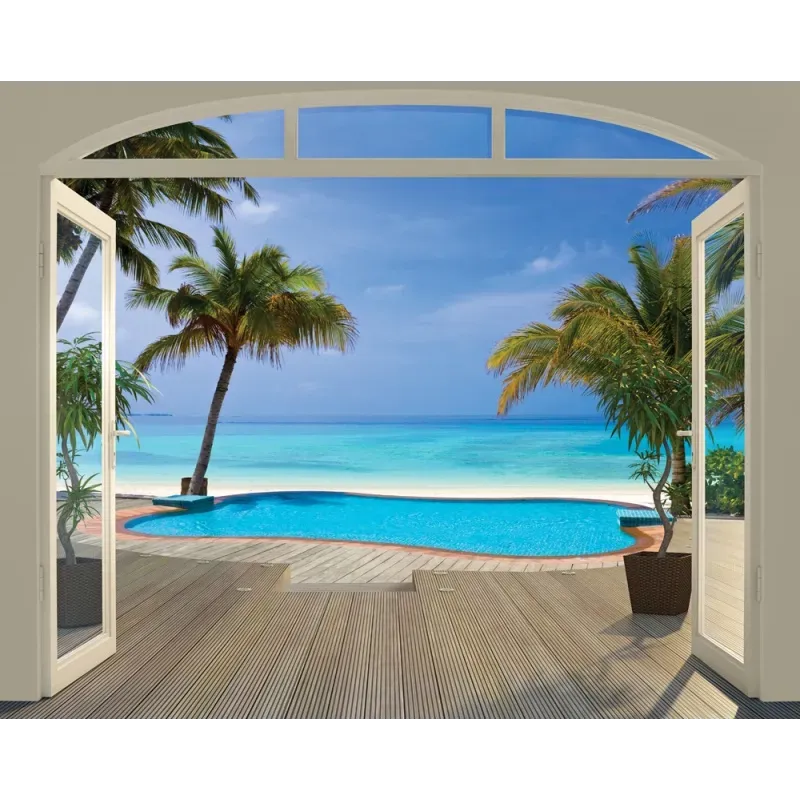 WALLTASTIC  Fototapeta 243 x 304cm PARADISE BEACH, 43565 1