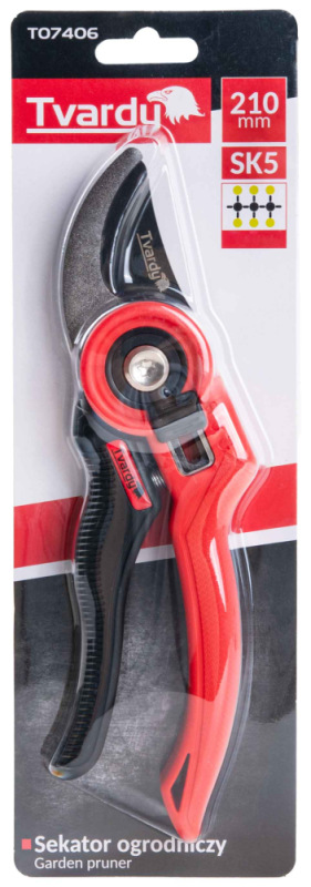 Záhradnícke nožnice 210 mm, japonská oceľ SK5, teflón, TVARDY 9