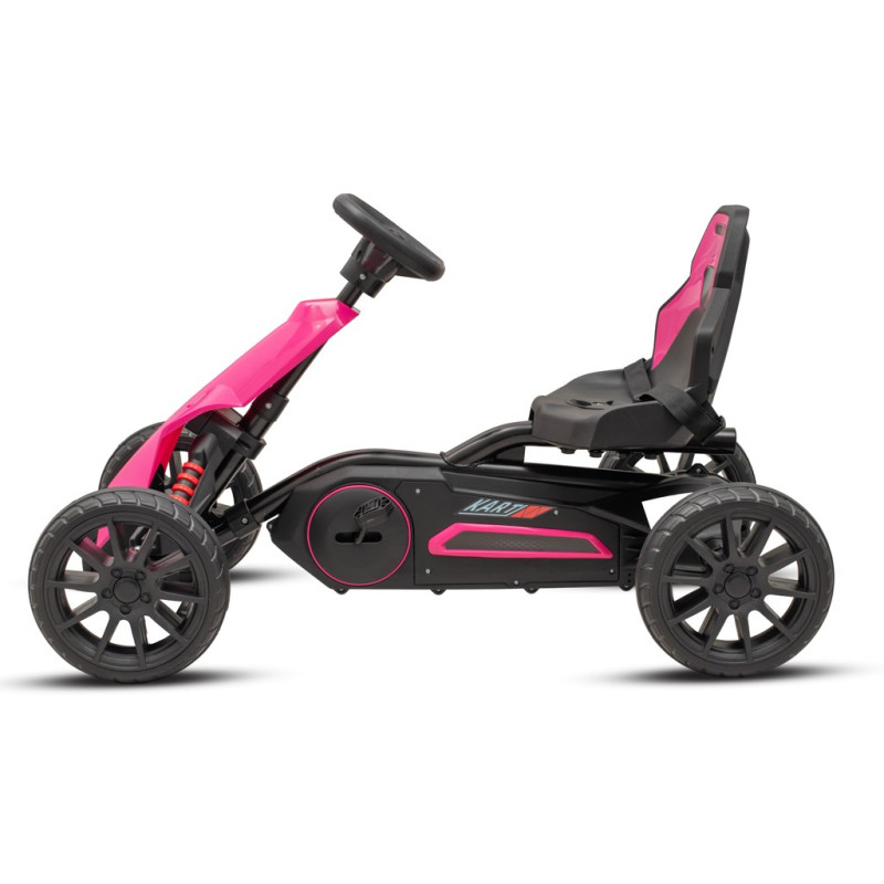 Detská šliapacia motokára Go-kart Baby Mix Speedster ružová 1