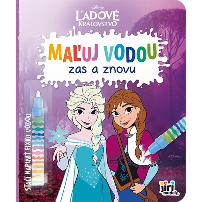 Maľuj vodou zas a znovu - Ľadové kráľovstvo