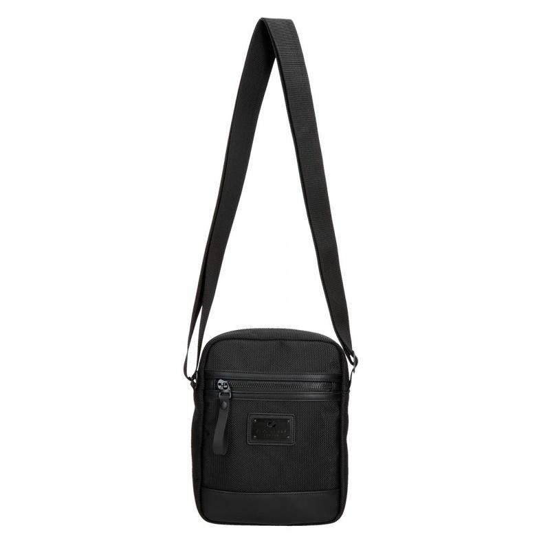 Pánska crossbody taška s dvoma priehradkami Pepe Jeans Blackmore, čierna, 7055542 7