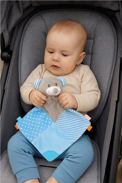 Zaspávačik Medvedík Baby Mix modrý 1