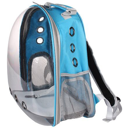 Petbag Transparent batoh pre miláčikov sv. modrá