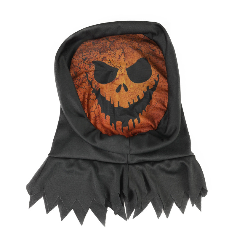 Maska oranžová halloween 2