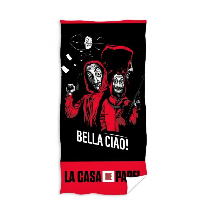 Bavlnená osuška 70/140cm MONEY HEIST (LA CASA DE PAPEL), LCDP211018