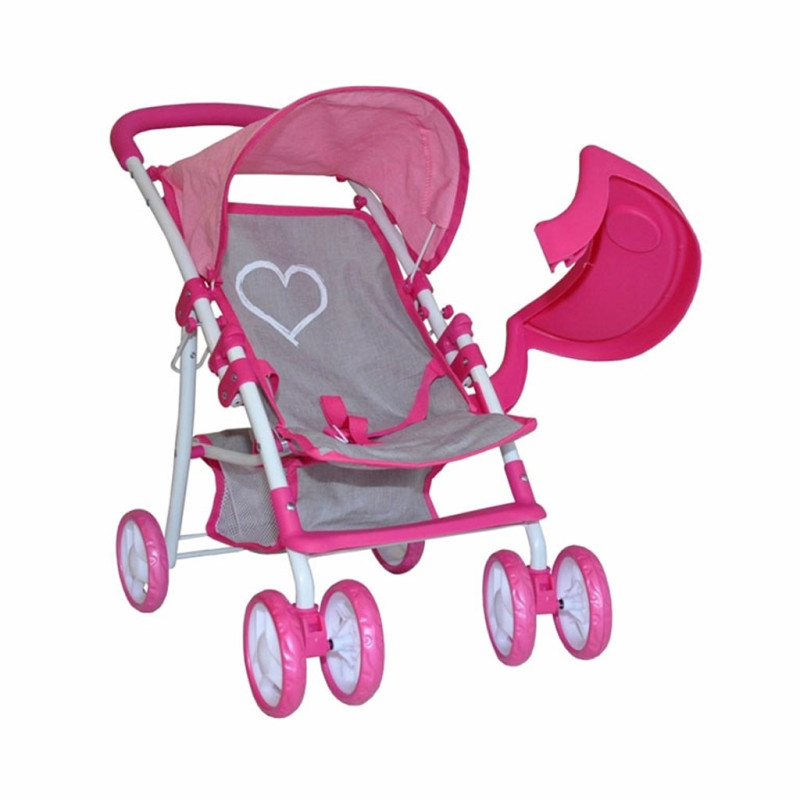 Detský športový kočík pre bábiky Milly Mally Kate Prestige Pink 2