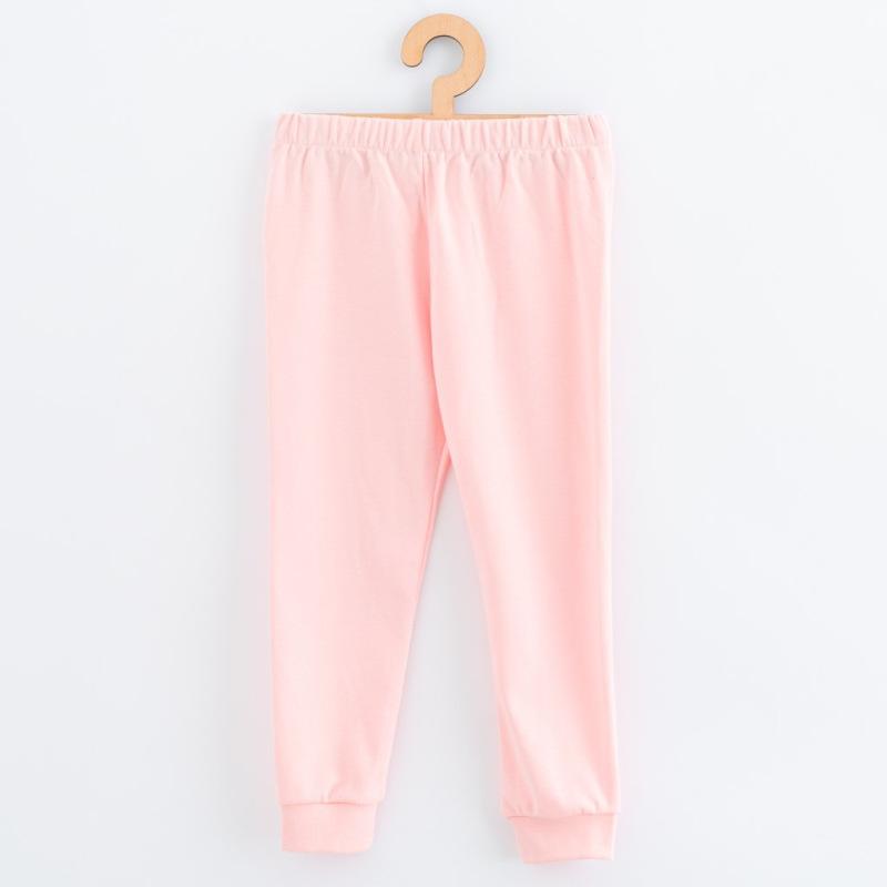 Detské bavlnené pyžamko New Baby pink bear 128/134 2