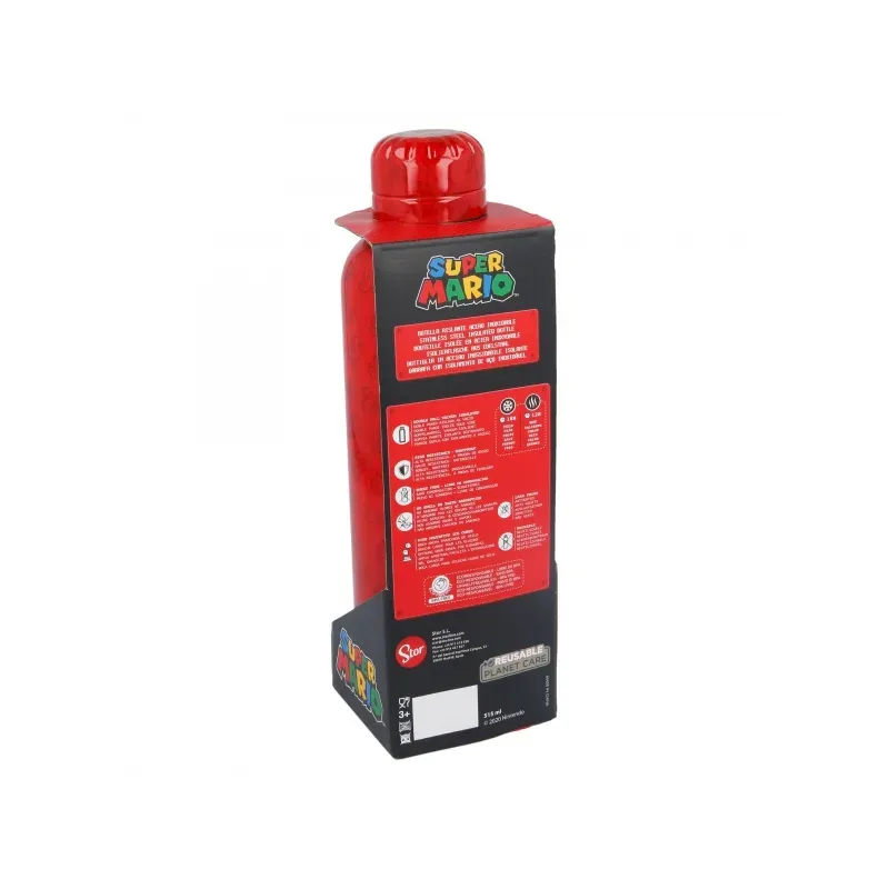 Nerezová fľaša / termoska SUPER MARIO 515ml, 00381