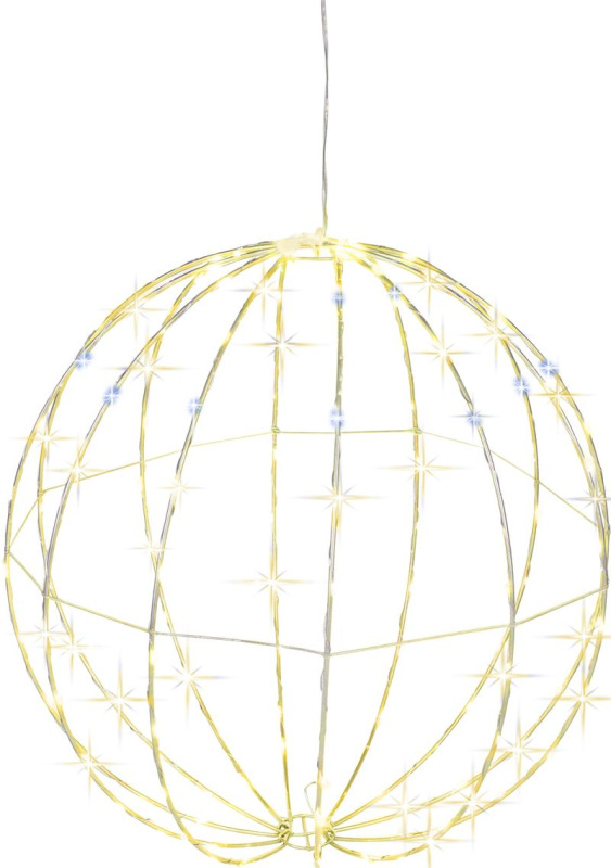 Dekorácia MagicHome Vianoce, guľa, 144xLED, teplá biela, 40 cm