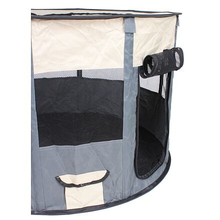 Merco Pet Round ohrádka pre psov sivá 1