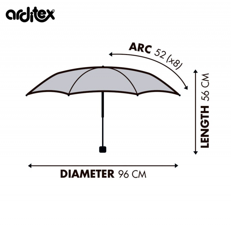 Skladací dáždnik Real Madrid, oficiálny dizajn, RM17492 2