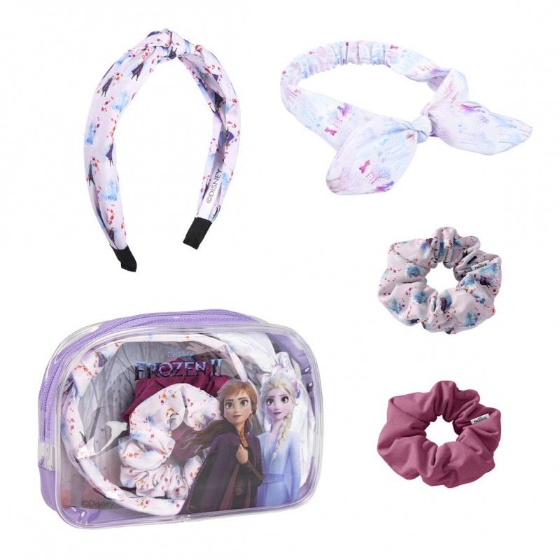 Beauty set DISNEY FROZEN 4ks (čelenky, scrunchie gumičky), 2500001946