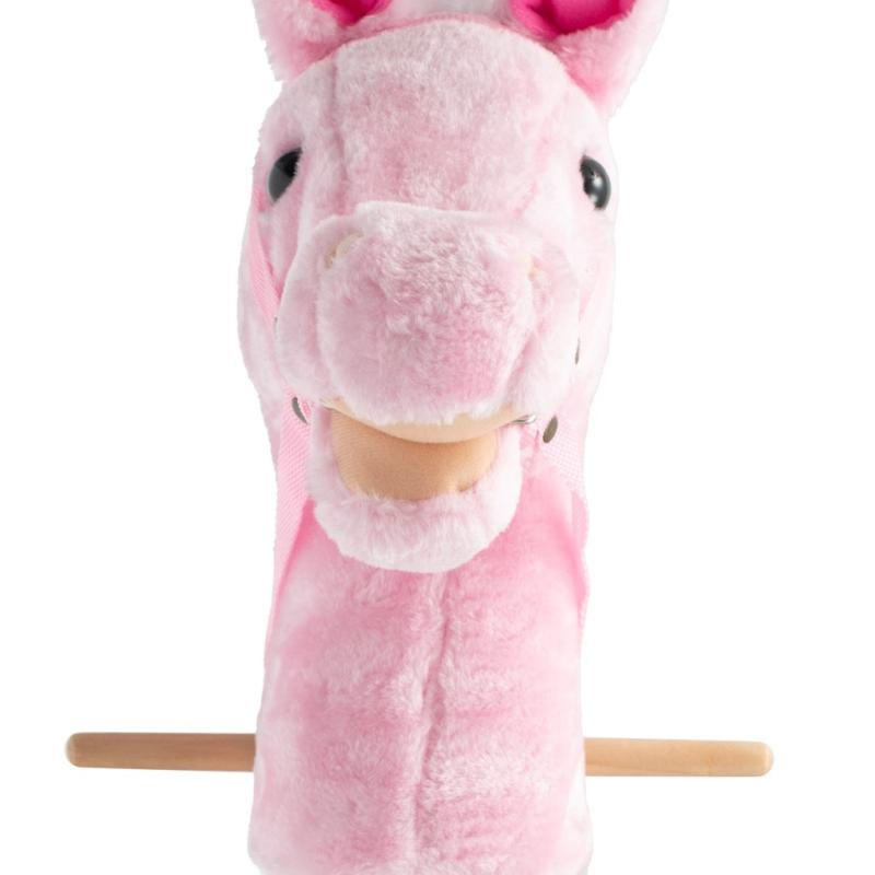 Hobby Horse so zvukom a kolieskami Rosie Baby Mix pink