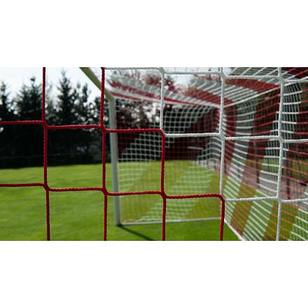 Football A11 M100 futbalová sieť biela-červená 3