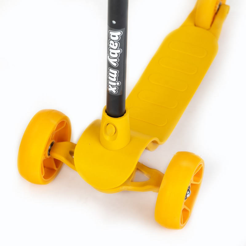 Detská kolobežka Baby Mix Prime žltá (Poškodený obal) 4