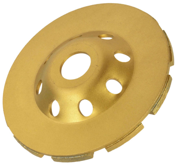 Brúsny diamantový kotúč 125 x 22 mm dvojradový bez závitu, na betón, HEIDMAN 1