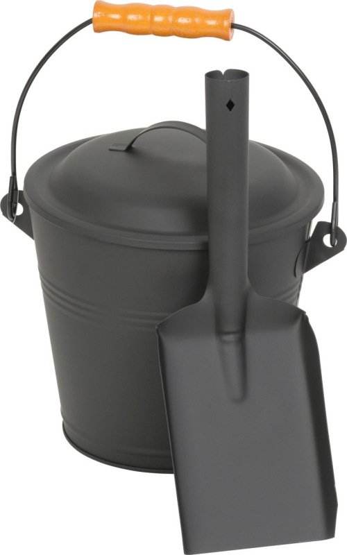 Vedro Strend Pro na popol, s lopatkou, 5,5 lit., 21,5x19,5 cm 1