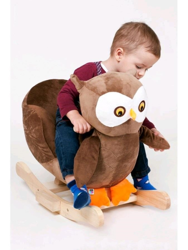 Hojdacia hračka so zvukom PlayTo medvedík hnedá 4