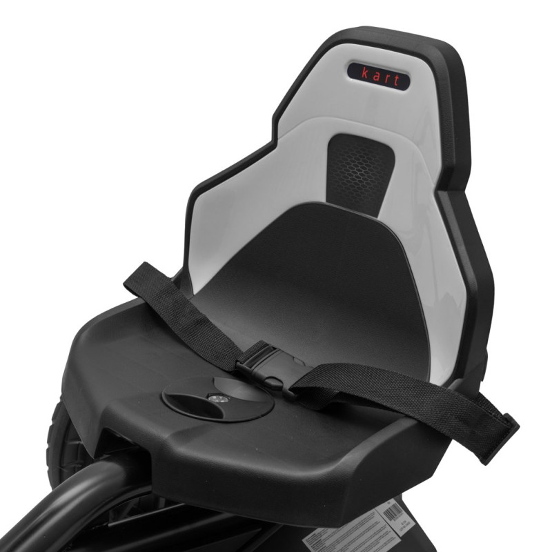 Detská šliapacia motokára Go-kart Baby Mix Speedster biela 5