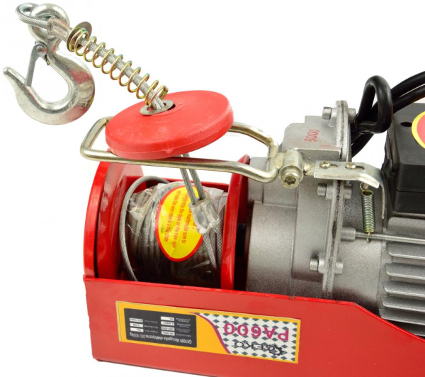 Naviják lanový elektrický 300/600 kg, lano 12m, 1200W, GEKO 7