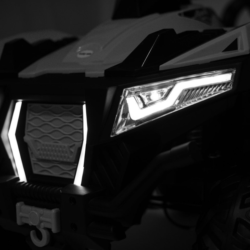 Detská elektrická štvorkolka Baby Mix RAVE 4x4 biela 4