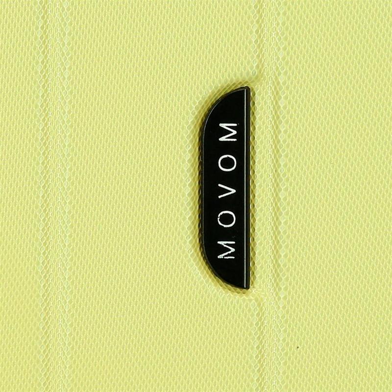 MOVOM Wood Yellow, Cestovný kozmetický príručný kufrík, 21x29x15cm, 9L, 531396B