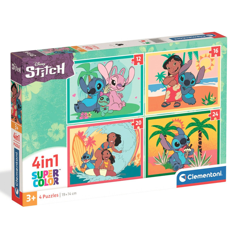 Puzzle Lilo a Stitch 4 v 1