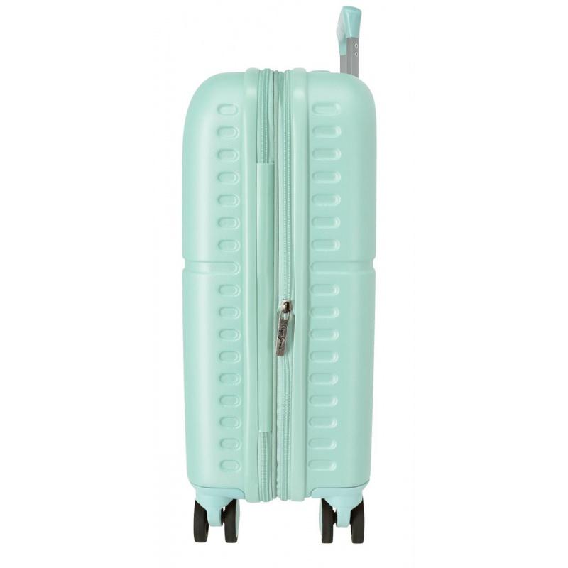 PEPE JEANS Highlight Turquesa, ABS Cestovný kufor, 55x40x20cm, 37L, 7688625 (small exp.) 8