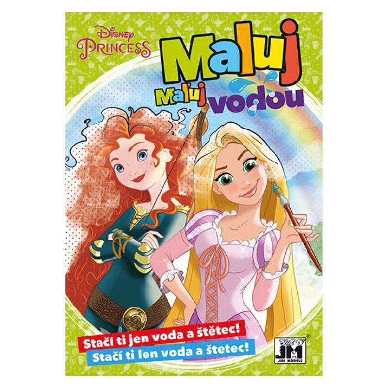 Maľuj vodou A5-Princezné