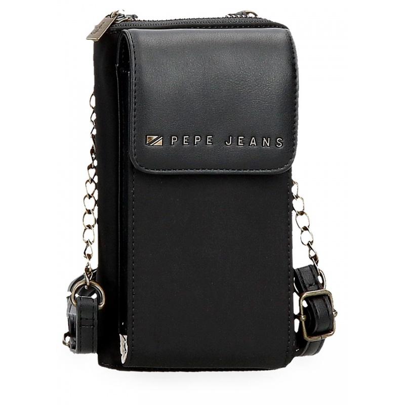 Pepe Jeans Morgan Black - Kabelka na mobil / Peňaženka, 7925331