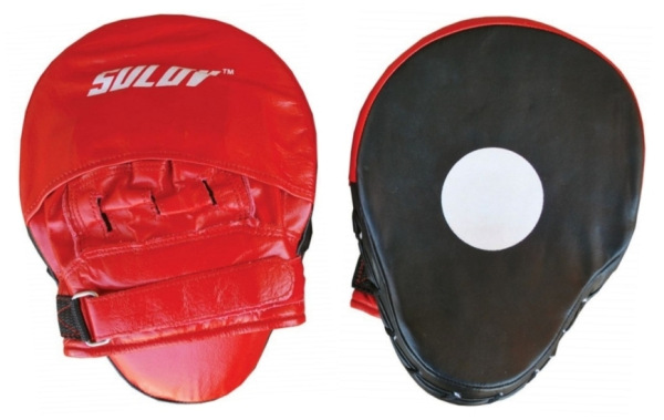 Box lapa prehnutá SULOV kožená, pár, červeno-čierna