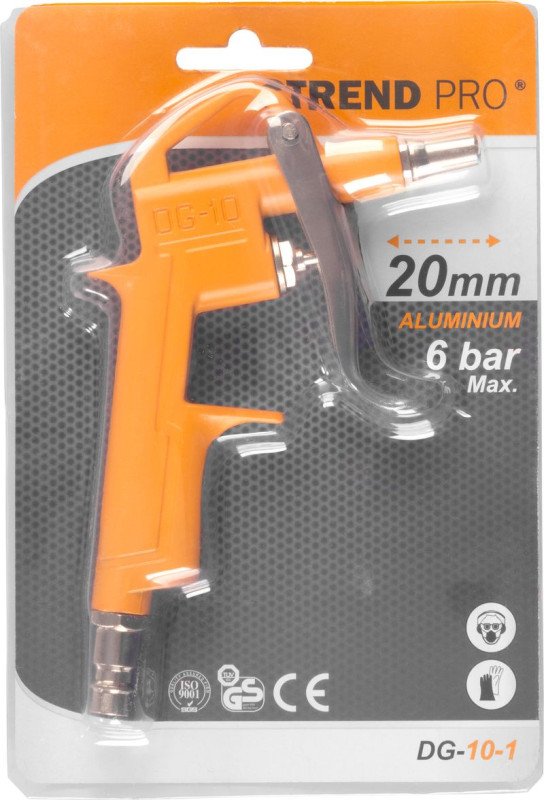 Pištoľ Airtool DG-10-1, na kompresor, ofukovacia, 20 mm 3