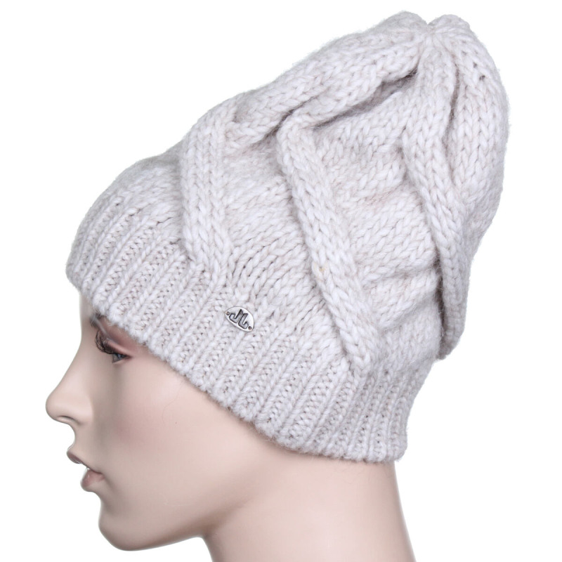 Screw Beanie dámska zimná čiapka béžová 1