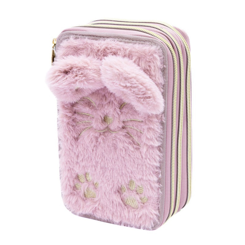Trojposchodový peračník s náplňou AstraBAG FLUFFY KITTY, AC31, 503024081 1