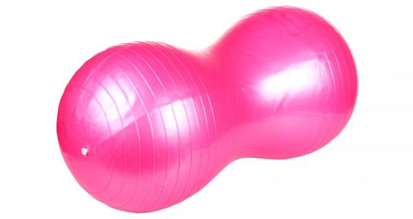 Merco Peanut Ball 45 gymnastická lopta 40 x 80 cm ružová
